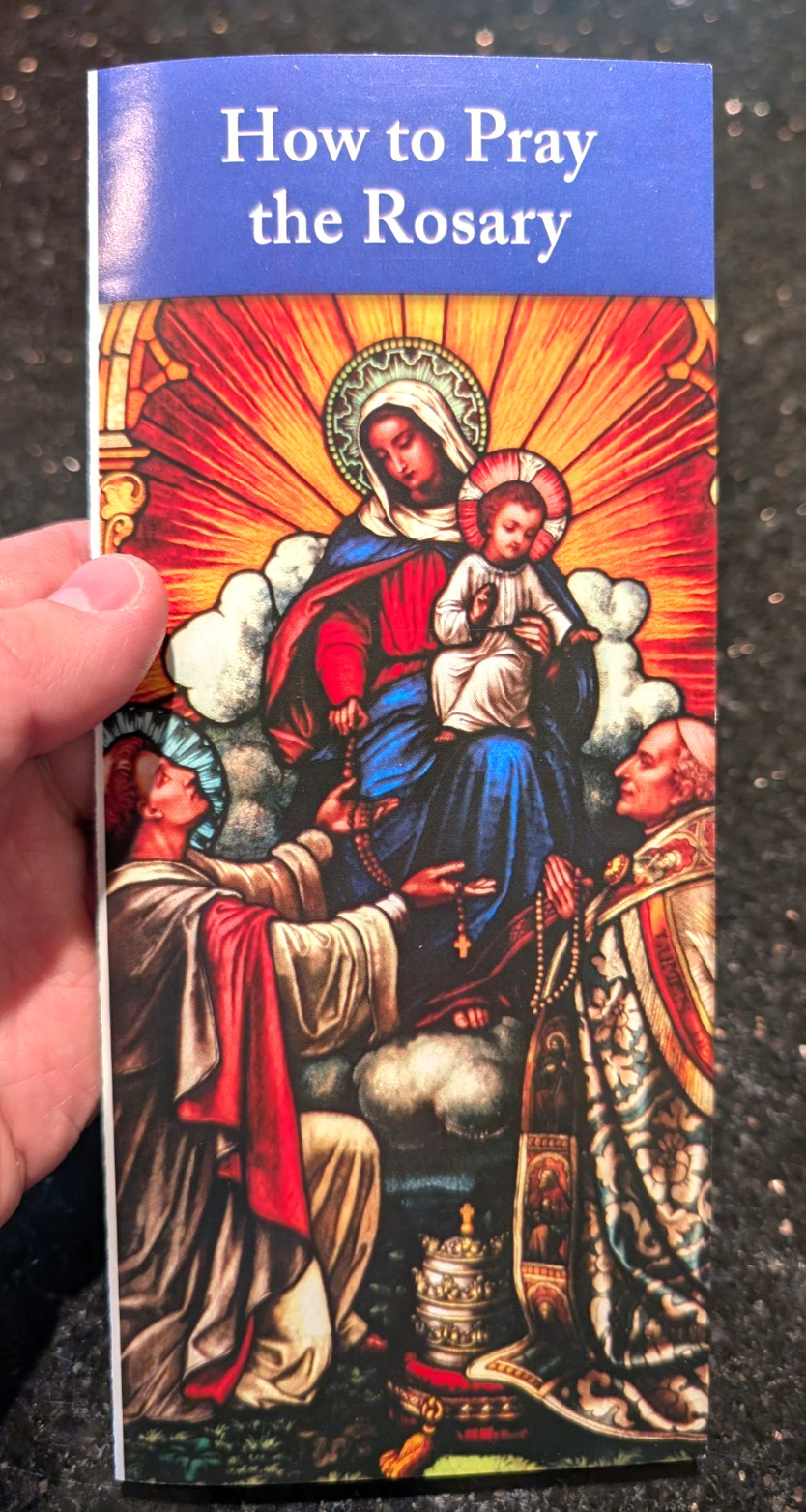 How to Pray the Rosary Catholic Pamphlet