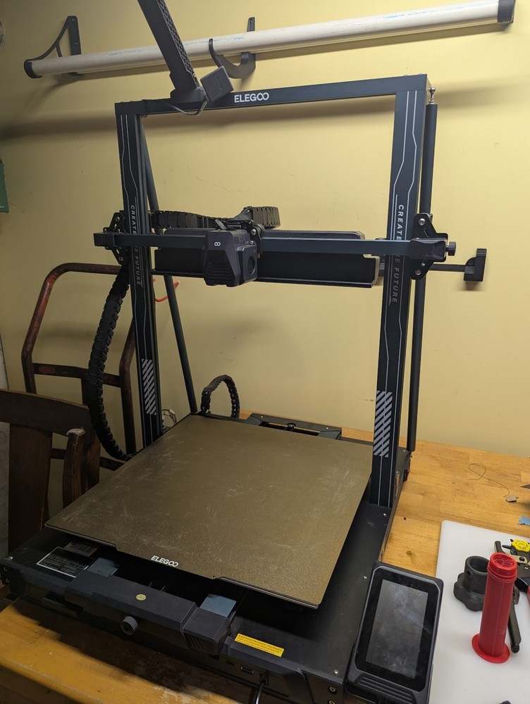 ELEGOO Neptune 4 Max 3D printer, good condition, needs extruder troubleshooting.