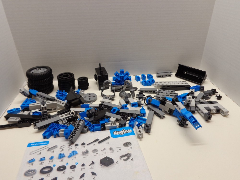 Engino Toys Creative Engineering STEM Maker Master Ultimate 60-Model Set w motor