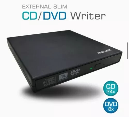 Maxell CD/DVD External USB 2.0 Reader/Writer 199695