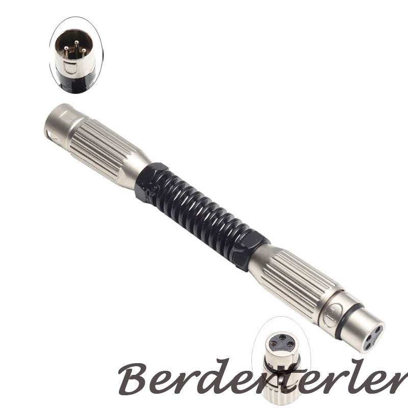 Sex Machine Multi Attachments 3XLR Vac-u-lock Bendable Spring Connector Extensio