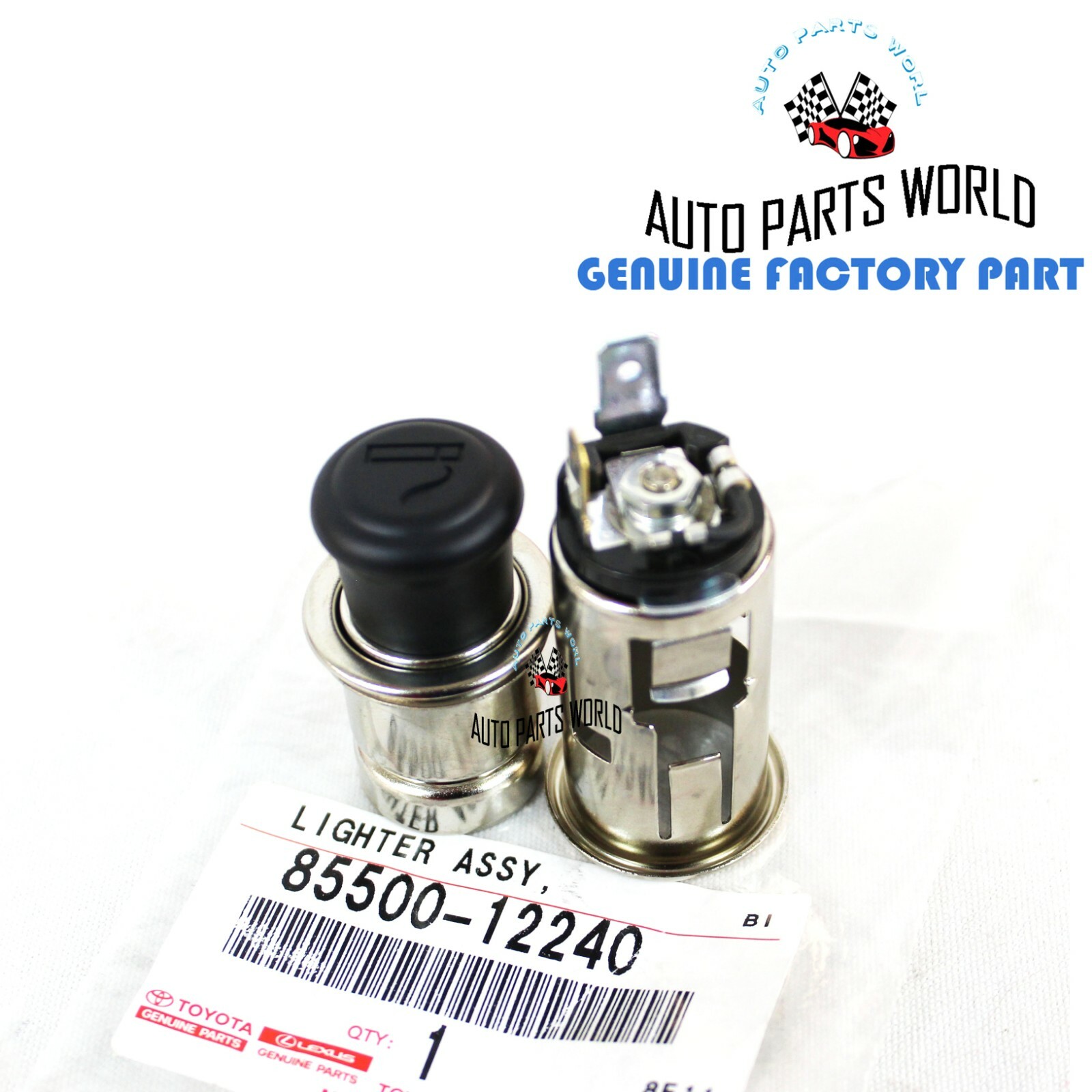 NEW GENUINE OEM LEXUS 2001-2005 IS300 CIGARETTE LIGHTER & BEZEL STAY SET