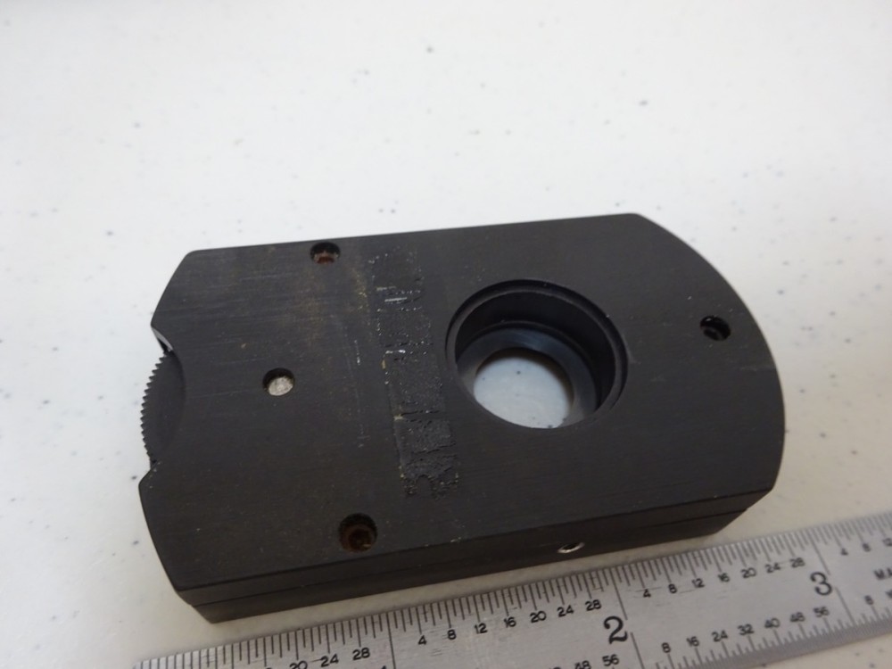 MICROSCOPE PART OLYMPUS IRIS SLIDE OPTICS AS IS BIN#N6-94