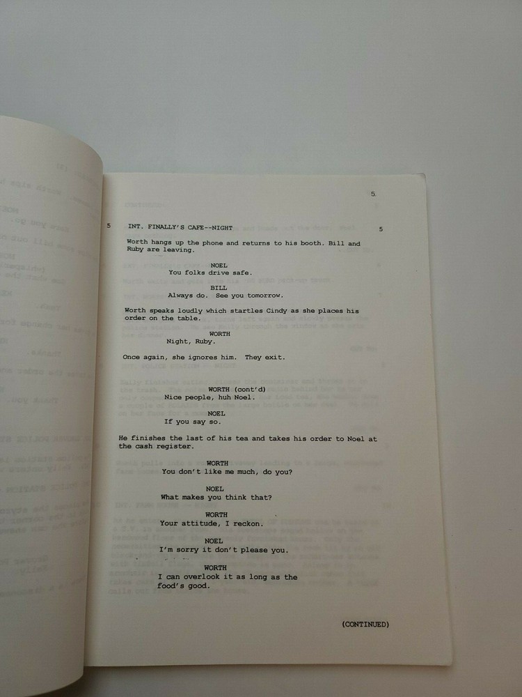 LIVERMUSH / Leon Rippy, 1990's Unproduced Screenplay, First Draft Movie Script