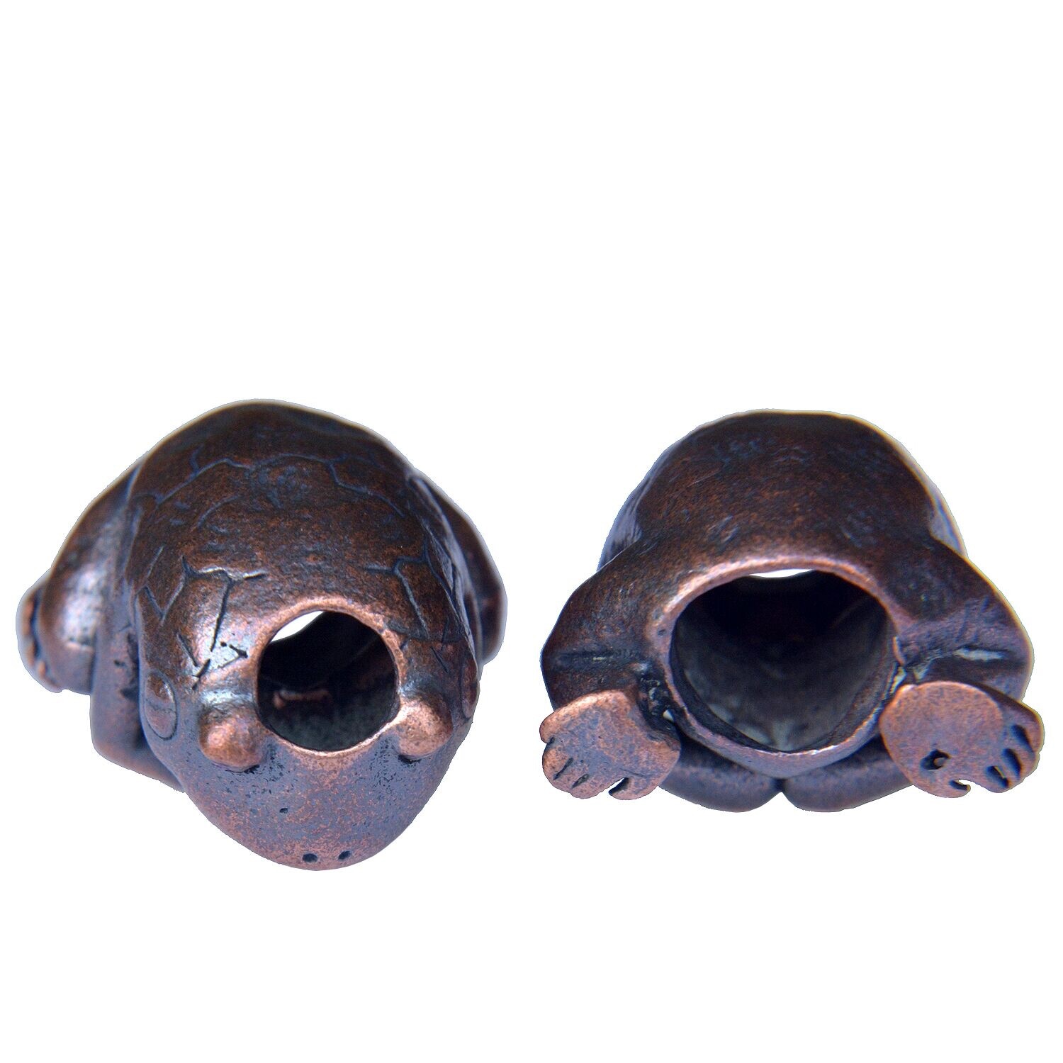 Copper Frog Paracord Bead Charms EDC Accessories Pendant Buckle