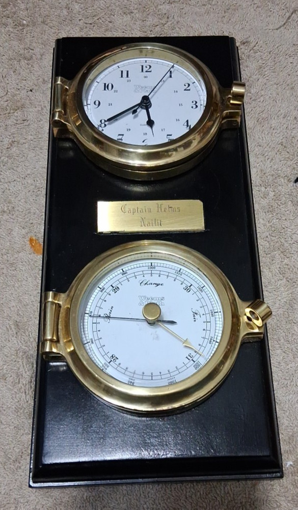 Weems and Plath Clock And Barometer ( Captain Helms Nailit )