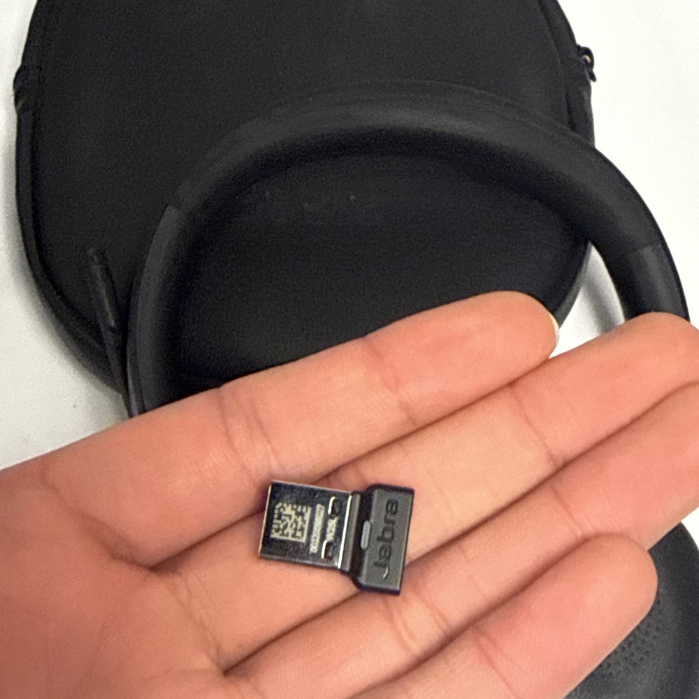 Jabra Evolve2 65 USB-A Wireless Headset w/ Dongle, Case & Charging Cable