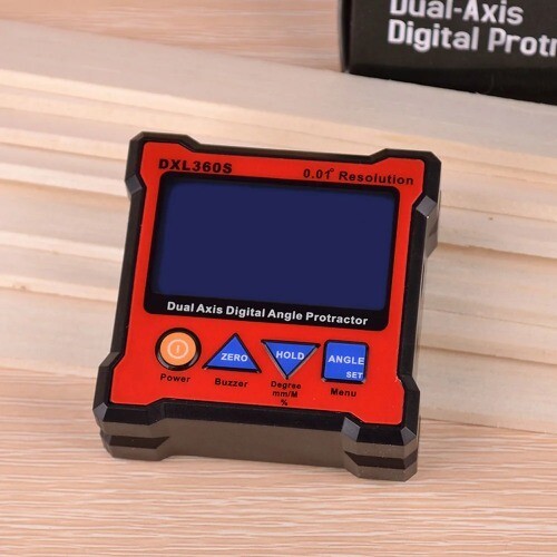 DXL360S Dual Axis Angle Protractor Dumpy Level Dual-axis Gauge Diagnostic Tool