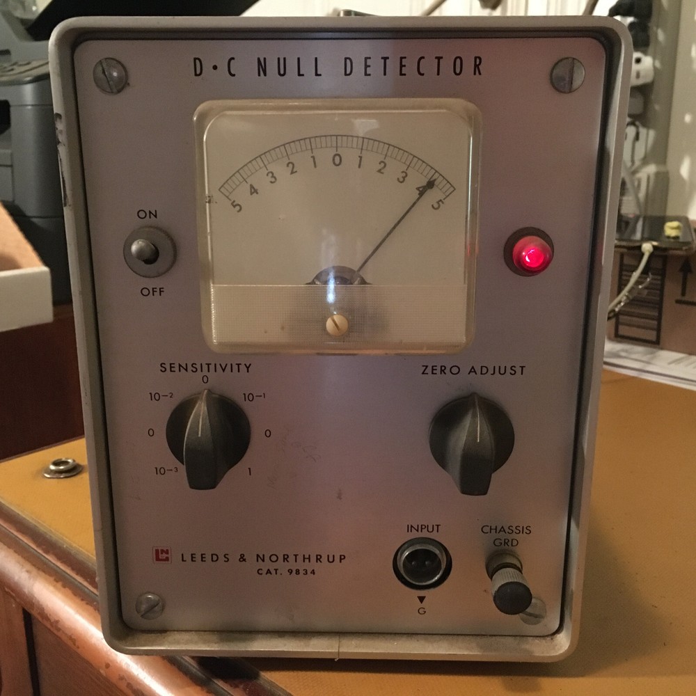 Leeds & Northrup 9834 DC Null Meter