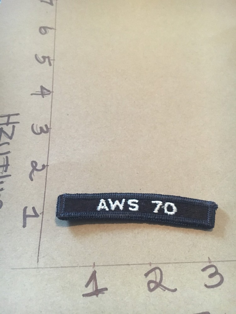 US NAVY SHOULDER STRIP TAB rocker PATCH AWS 70