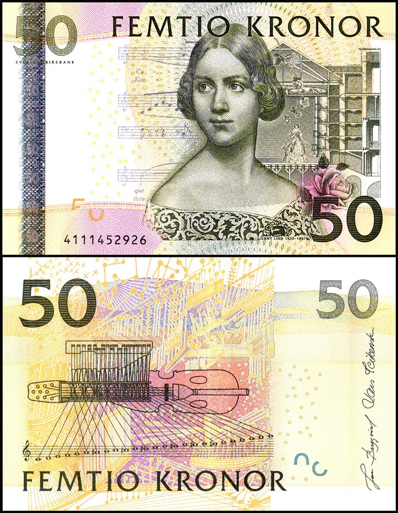 Sweden 50 Kronor, 2004, P-64a, UNC