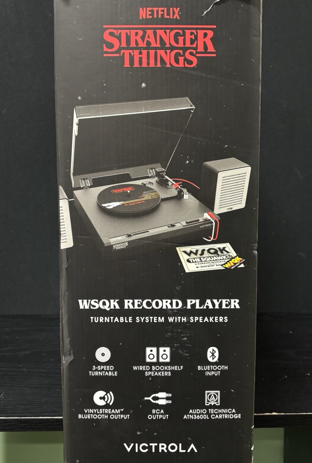 STRANGER THINGS Victrola WSQK Record Turntable Speakers Netflix SEE DETAILS