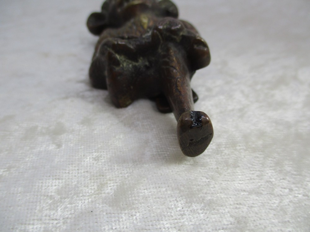 Antique Complete Bronze Lincoln Imp/Devil Door Knocker