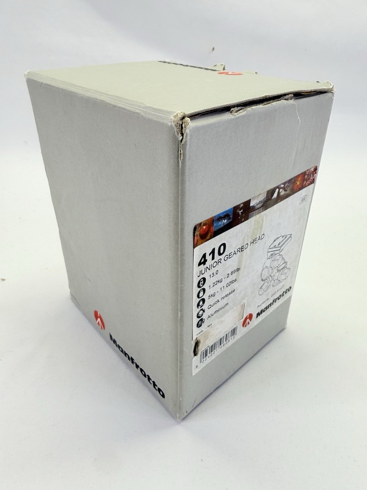 Manfrotto 410 Junior Geared Tripod Head w/ 410PL Quick Release *BOX ONLY*
