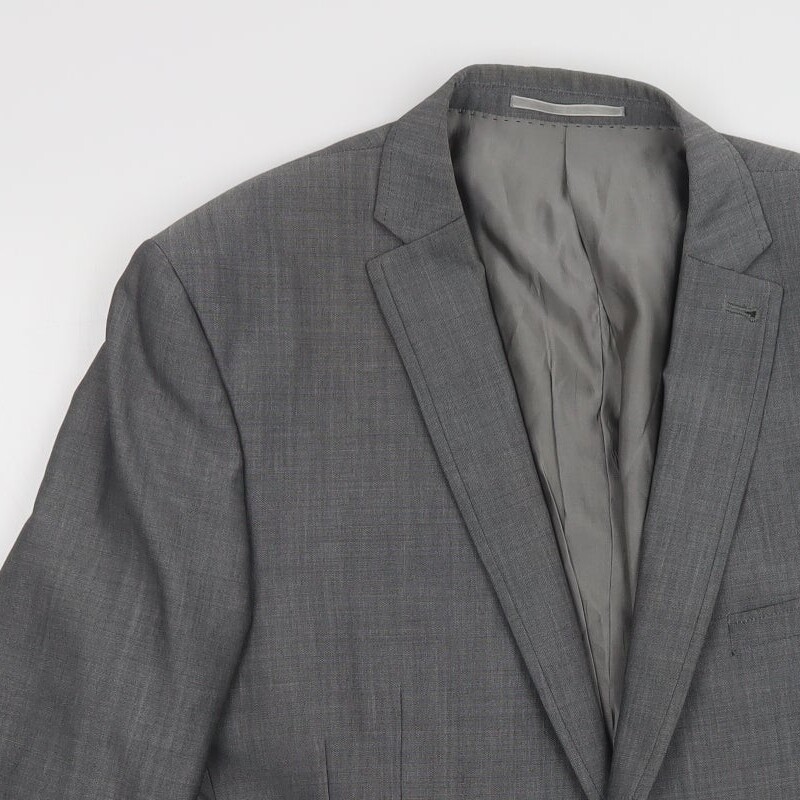 NEXT Mens Grey Wool Blend Suit Jacket Size 42