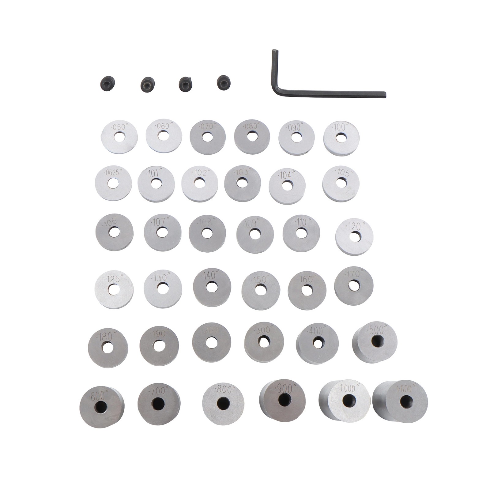 36 Pc Round Space Block Set Steel Hardened Gage Blocks Gauges Set