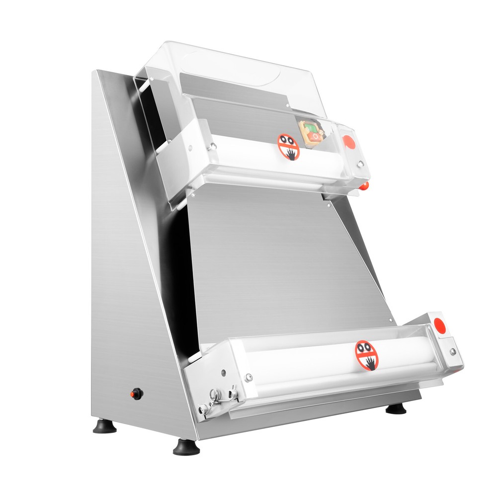 110V Automatic Commercial Dough Roller Sheeter Pizza Dough Roller Sheeter Max16"