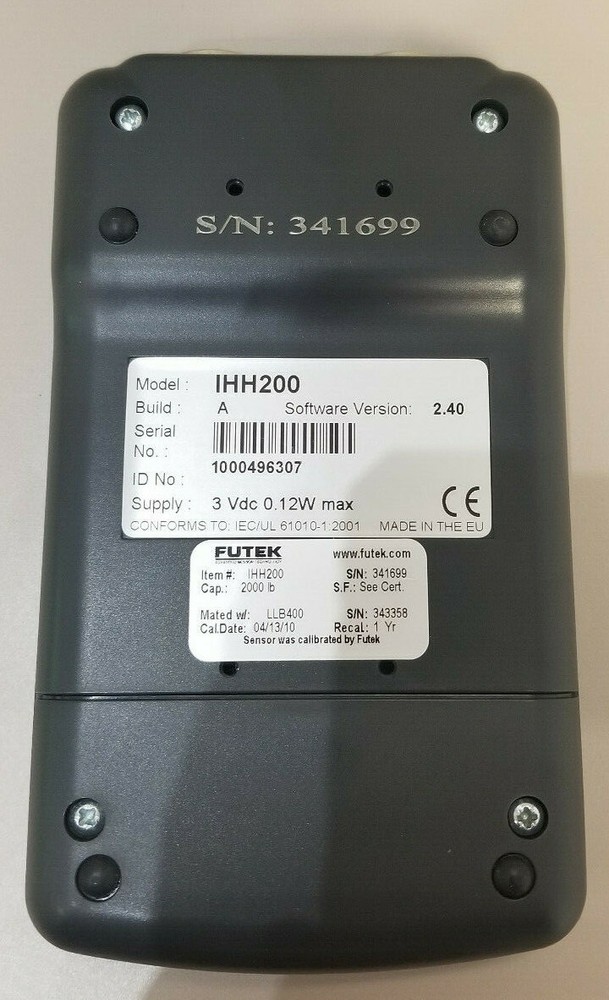 Futek IHH200 ( Interface 9320) load cell indicator with TEDS