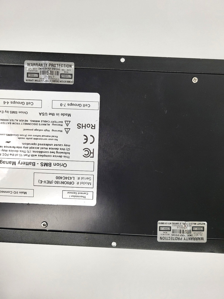 Orion BMS 180 Cell - Orion180 (REV-E) with Cut Down Harness
