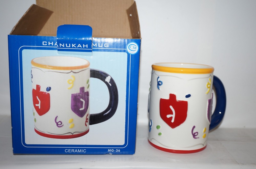 Hanukkah Chanukah ceramic mug New