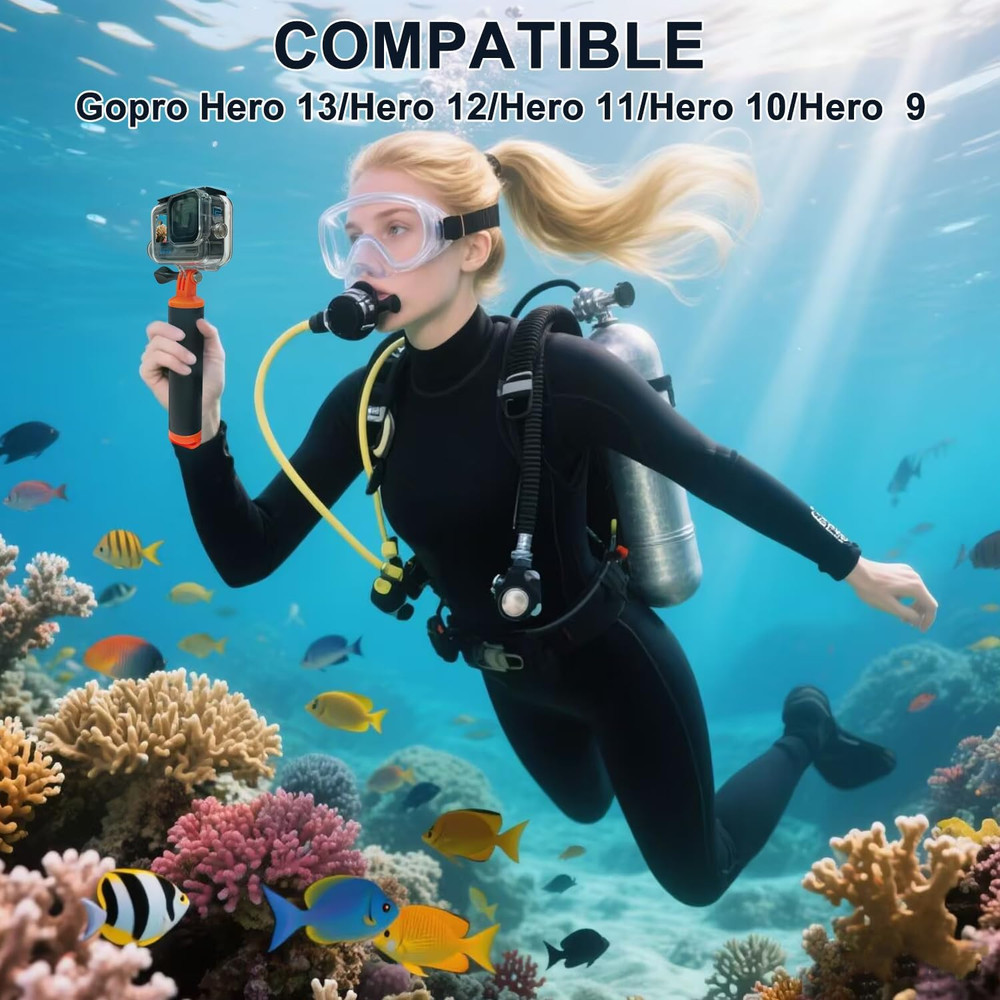 Waterproof Case, Underwater Case, Diving Case Protective Compatible for Gopro He