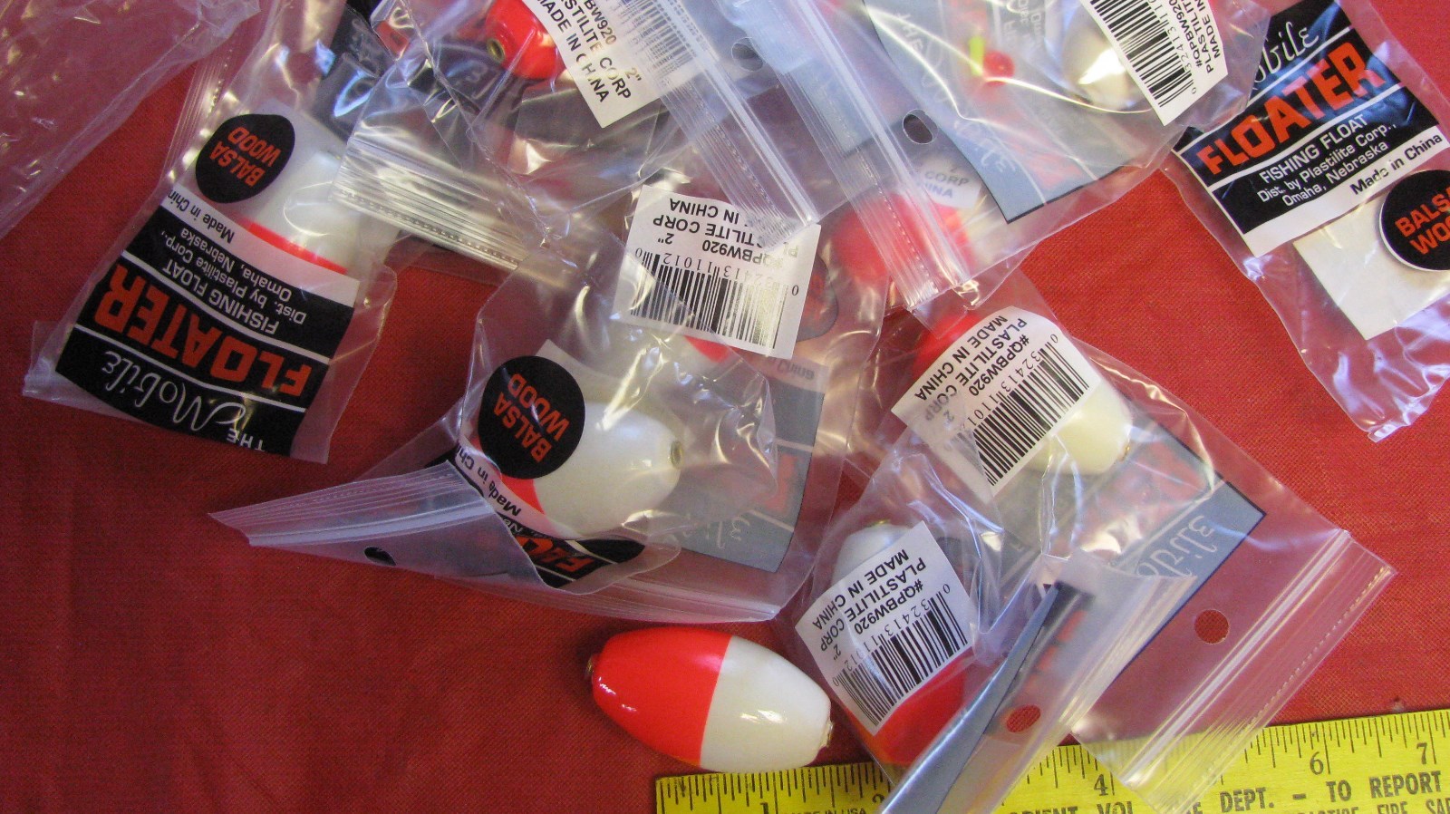 oval floats, new, 2", 12ct, free shipping