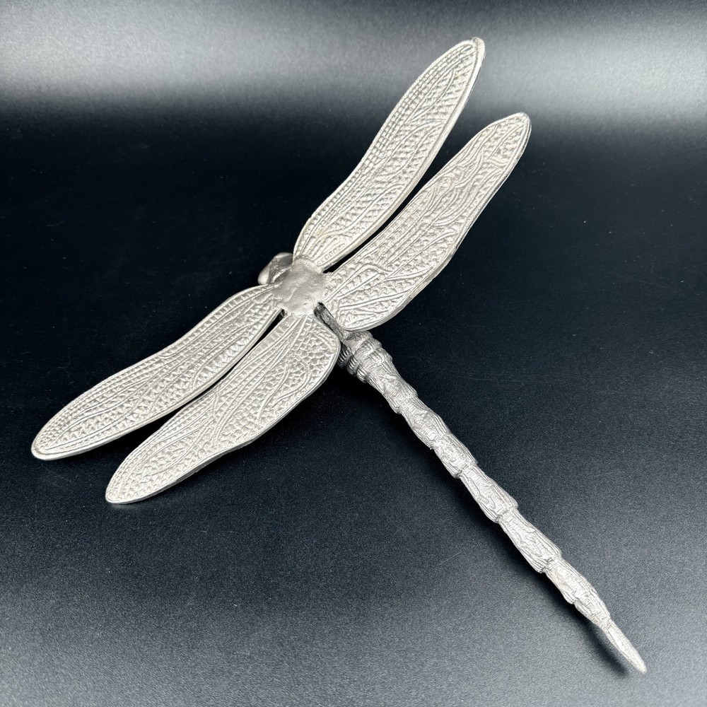 Indian Artisans Handcrafted Textural Dragonfly Decor Large