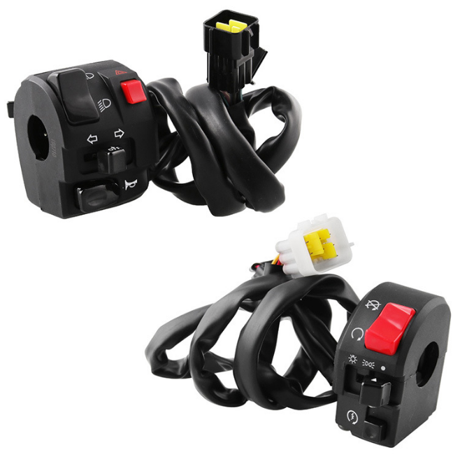 Controller Switch Motorcycle Handlebar Horn Button Turn Signal Fog Light