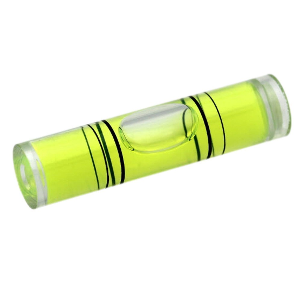 Cylindrical Spirit Level Bubble Vial - Various Sizes (3 Pack)