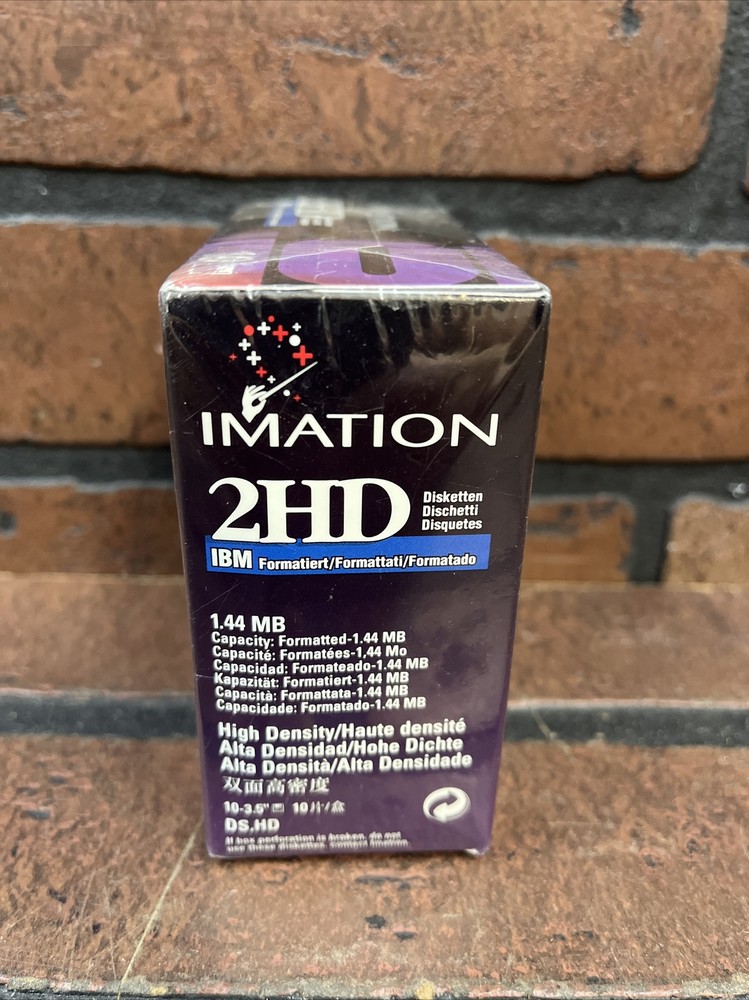 3.5'' Floppy Diskettes, IBM-Formatted, DS/HD, 10 Pack