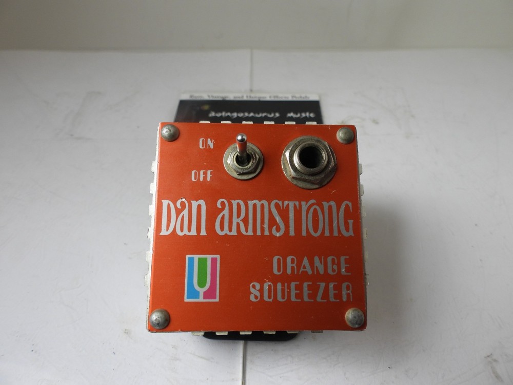 Vintage Dan Armstrong Orange Squeezer Compressor Effects Musitronics Mu Tron