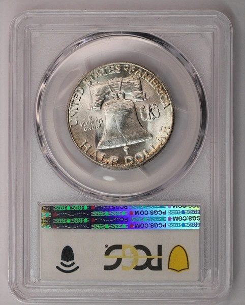 1958 Franklin Half Dollar PCGS MS64 Subtle Toning