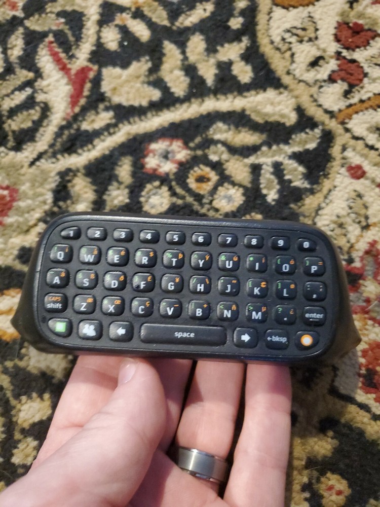 Black Chat Pad Keyboard Controller Keypad For XBOX 360 Controller Messenger