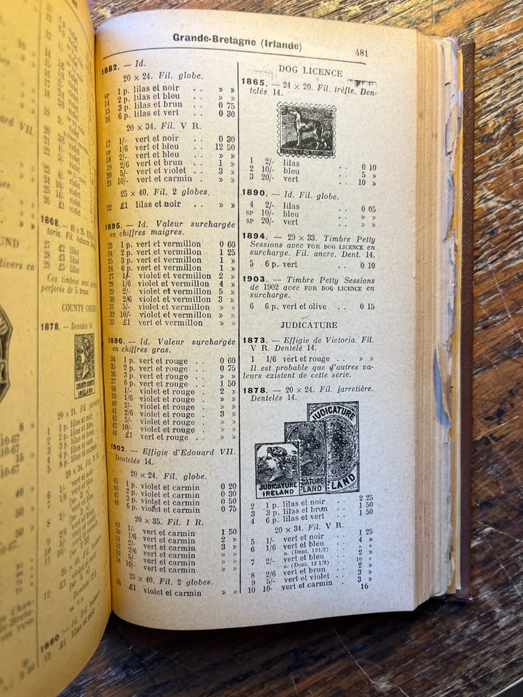 International Revenue Stamp Catalogue by Forbin