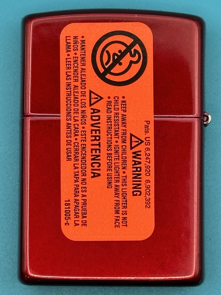 Case Knives Bald Eagle Candy Apple Red Zippo Lighter NEW