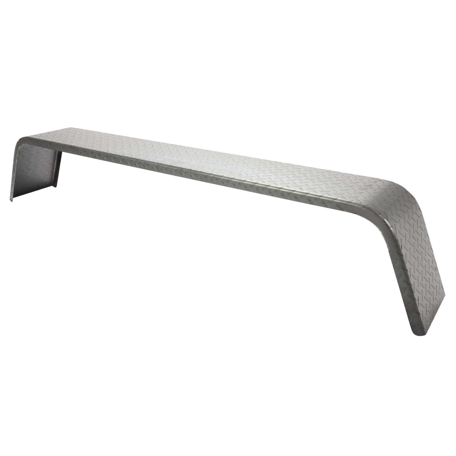 2 Steel Diamond Tread Plate Tandem Axle Trailer Fenders 10" x 72" x 13" Raw