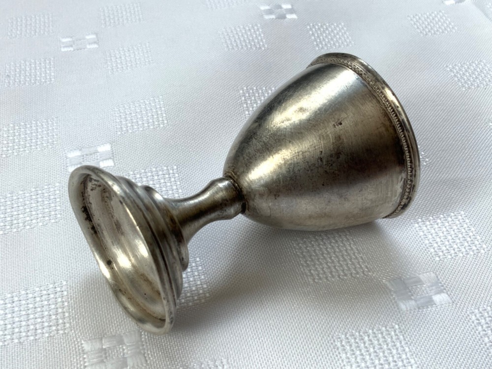 Antique Russian 875 Solid Silver Gilded - Mug appx 26 Gr