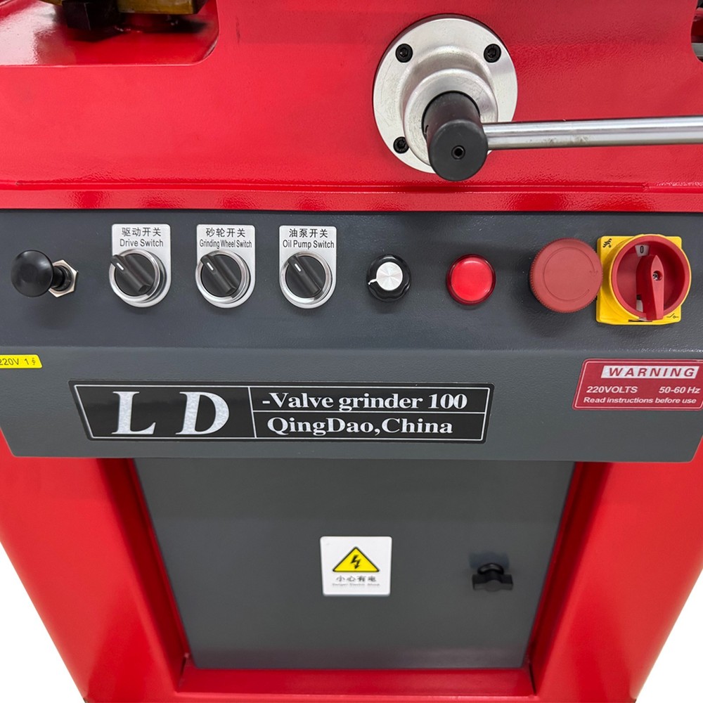 220V 1PH Precision Automotive Valve Face Grinder Engine Cylinder Head Refacing