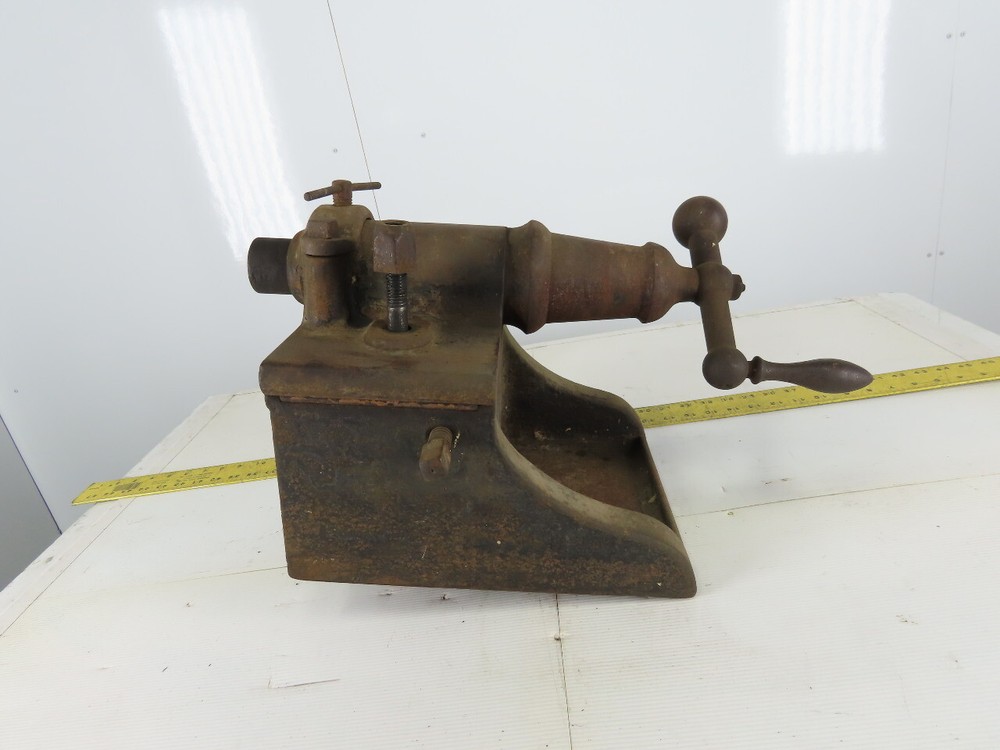Early Lathe Machine Tail Stock Assembly