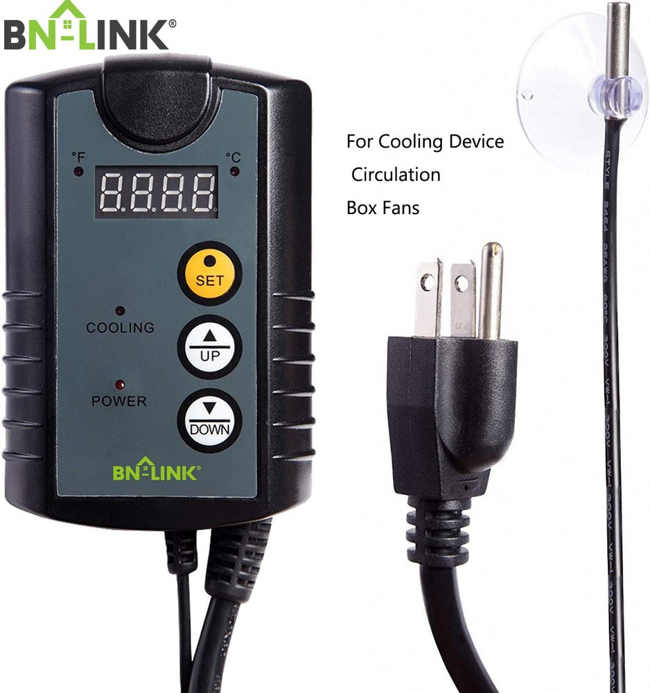 BN-LINK Digital Cooling Thermostat Controller For Cooling Device Circulation Box