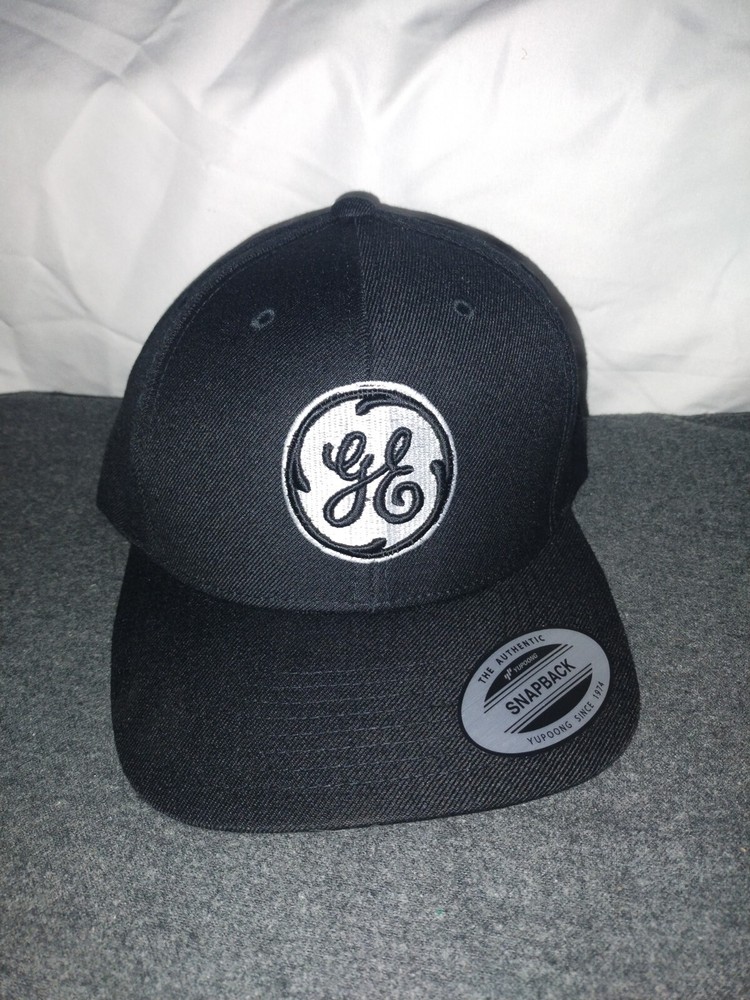General Electric G.E Hat, Black Snapback G.E Aviation
