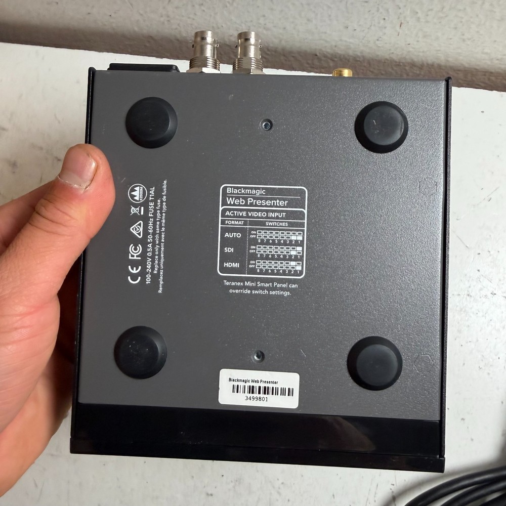 Blackmagic Design Web Presenter Black HDMI Video Capture & Streaming Interface