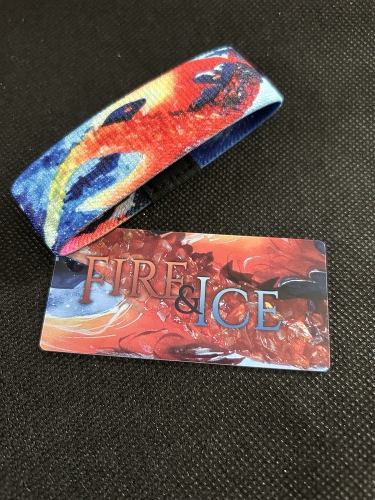 Fire & Ice Zox Strap Reversible Wristband NEW Medium