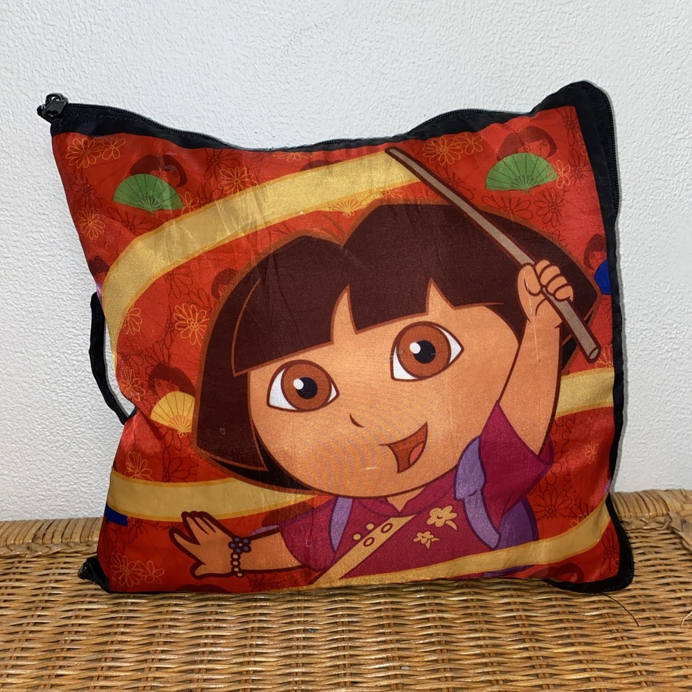 Vintage Dora The Explorer Zip Up Pillow Sleeping Bag Handle