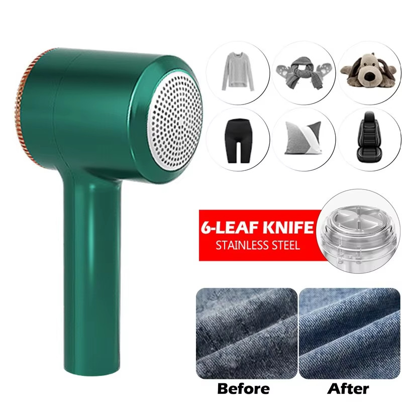 New Rechargeable Fabric Shaver USB Lint Remover LED Display Clothes Defuzzer