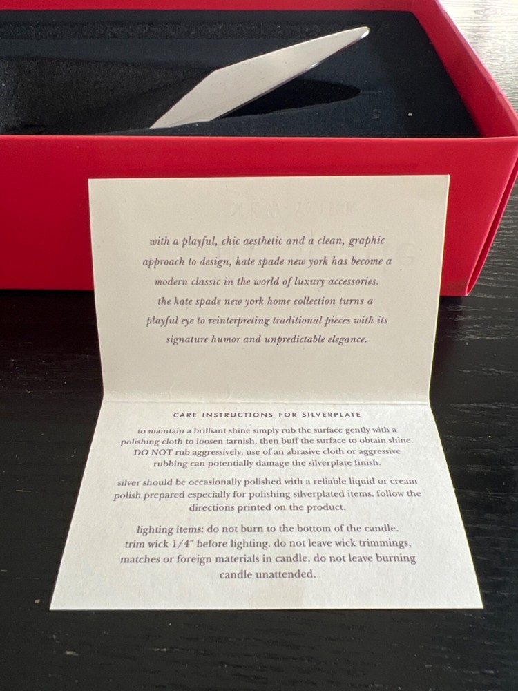 kate spade dessert set