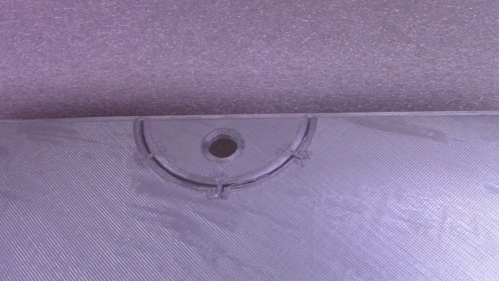 Aqueon Center (Megaflow) Overflow Lid Single Pack 3D Printed Light Gray