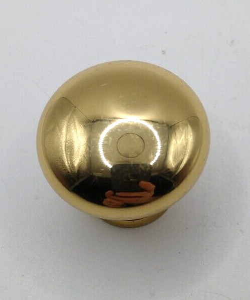 Brass Door Pull Ready to Install Gold Round Drawer Pulls Screws Vary 10 Count