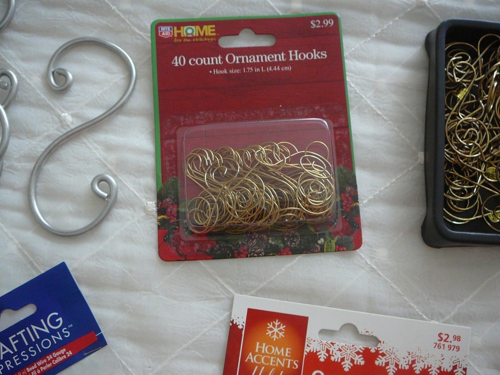 Craft Wire, Wire Hooks, Spool Wire, Ornament Hooks, Crafting, Holiday