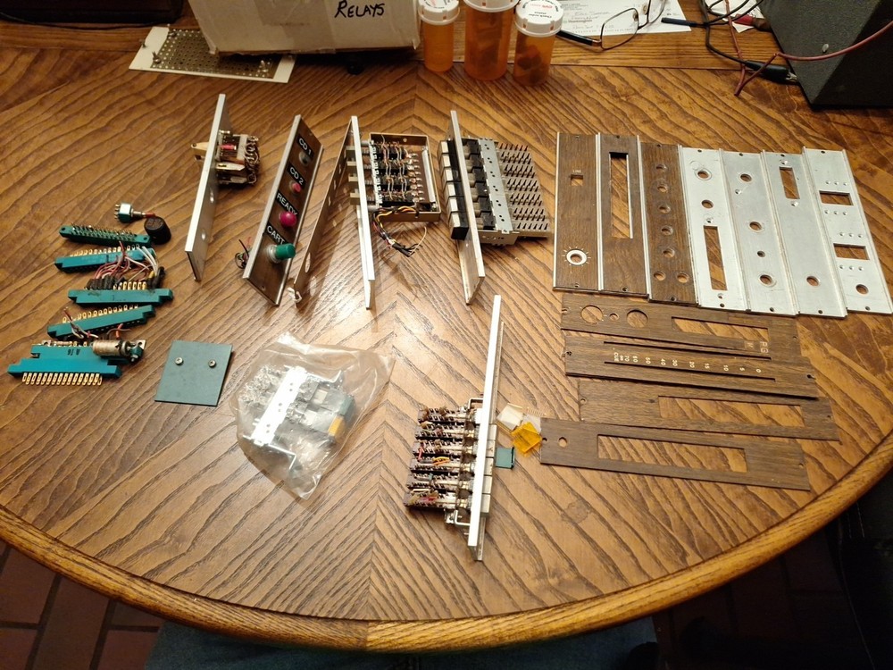 Vintage McCurdy Mixer Modules Parts Knobs Bezels Panels Lot